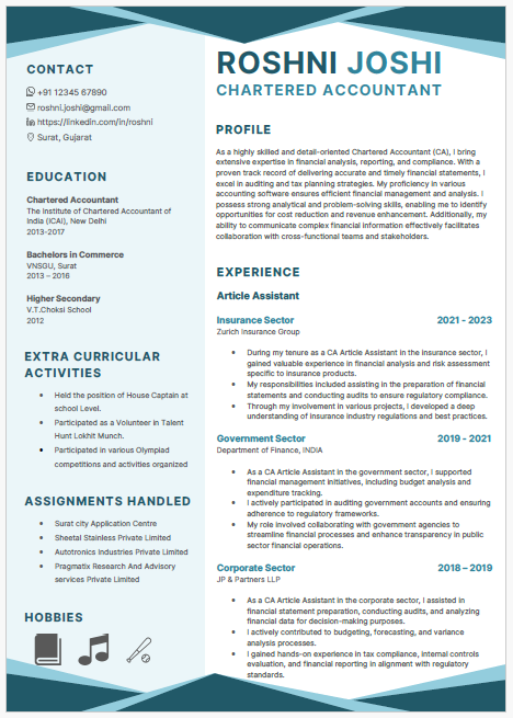 /resume-templates/chartered-accountant-resume-with-skills-and-articleship-experiences